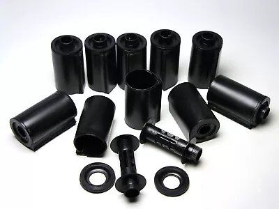 $19.50 • Buy 10 Ten USSR Soviet Reloadable Plastic 35mm Film Cassettes Film Canisters.