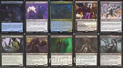 Zombie Tribal Commander EDH Deck - Wilhelt The Rotcleaver Headless Rider - MTG • $154.58