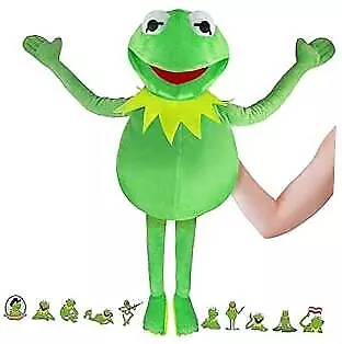 Kermit Frog Puppet The Muppet Show Soft Hand Frog Stuffed Plush Toy With 60CM • $32.78
