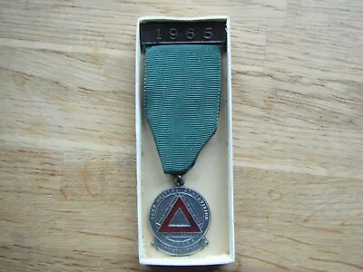 ROSPA Medal - Safe Driving Award -5 Years- 1965 Boxed Condition • £7