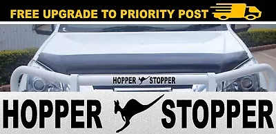 HOPPER STOPPER BULLBAR CAR STICKER Decal 4x4 Country Aussie 300mm • $7.99