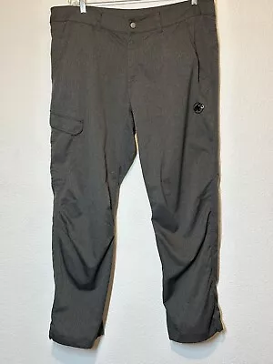 Mammut Mens Cargo Pants Size 40x30 Gray Hiking Outdoors • $32