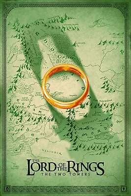 Lord Of The Rings The Two Towers Poster Screen Print By Doaly AP Edition 6/40  • £170