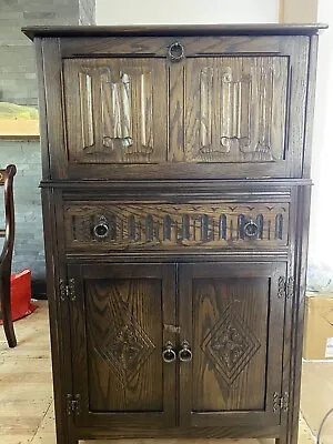 Jaycee Furniture Drinks Cabinet-Bar & Side Or TV Cabinet • £260