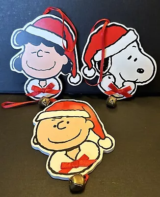 KURT S ADLER PEANUTS - WOOD CHRISTMAS ORNAMENTS - Snoopy / Lucy / Charlie Brown • $15