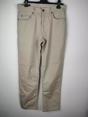 Mens Marlboro Classics Lightweight Jeans Chinos Beige Waist 33 Leg 34 • $24.66