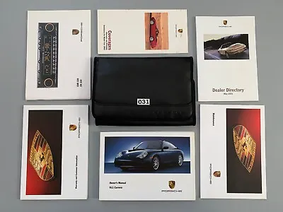 2002 Porsche 996 911 Carrera C2 C4 Owners Manuals Drivers Books Pouch Pack # 031 • $249.95