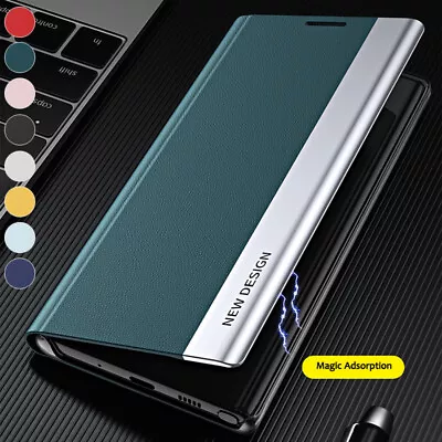 For Xiaomi Redmi Note 11s 10s 9s 8 Pro Leather Flip Case Stand Slim Phone Cover • £7.19