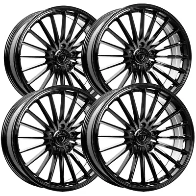 (Set Of 4) Dolce Performance Ghost 20x8.5 5x4.5  +38mm Gloss Black Wheels Rims • $1121.08