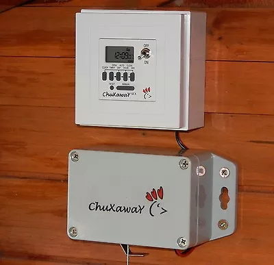 £79.95 • Buy Chuxaway SCX Automatic Chicken Door Opener - Coop / Pop Hole Opener With Timer