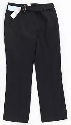 Sigrid Olsen Modernist 00 Stretch Cotton Pants With Belt Size 6 NWT New Tag Blak • $19.90