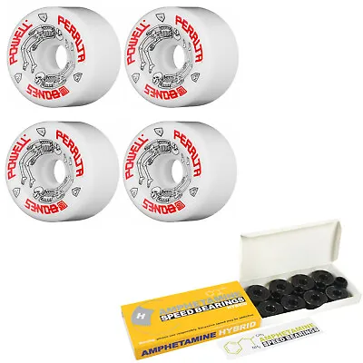 Powell Peralta G-Bones Skateboard Wheels With Hybrid Ceramic Bearings • $44.95