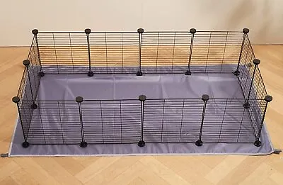 Guinea Pig Cage With Mat Small Animal Playpen With Mat Pet Playpen Rabbit Cag • $39.99