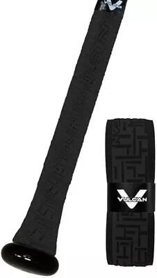 Vulcan Black 1.00mm Bat Grip • $11.95