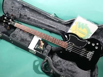 Used 2005 Gibson SG Reissue Bass EB Black Short Scale HH 3.63kg W/OHSC • $1542.63