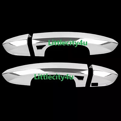 For Ford Mustang 15-16 17 18 19 2020 Chrome 2 Doors Handle Cover With Smart Key • $12.62