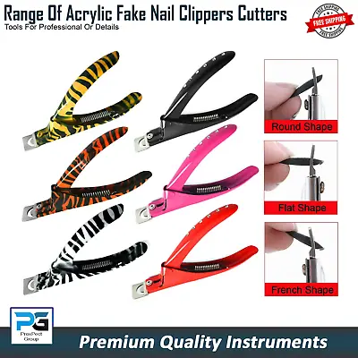 False Nail Clipper Cutter 3 Way Nail Art Acrylic UV Gel Tips Cutter Trimmer UK • £3.54