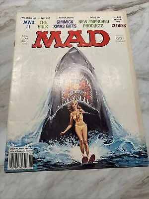 Mad Magazine We Chew Up Jaws To Spit Out The Hulk Knockdown Gimmick Xmas... • $5