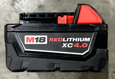 Milwaukee 48-11-1840 M18 XC RedLithium 4.0Ah Battery • $49.95