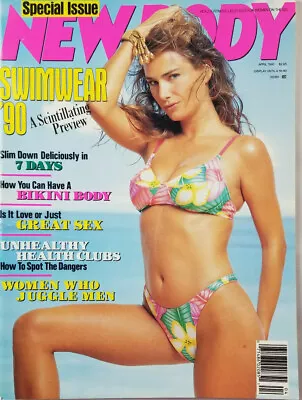 New Body Vtg April 1990 Swimwear Preview Magazine - Venus Swimsuit - No Label NM • $44.95