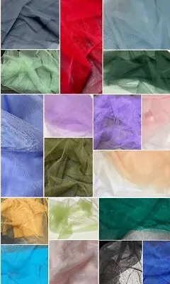 Mesh Tulle Netting Fabric - 58  Wide - Assorted Colors • $5.90