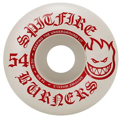 Spitfire Burners Skateboard Wheels (Set Of 4) -  99du 54mm • $29.50