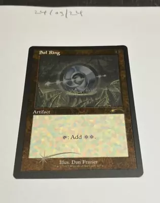 Magic The Gathering MTG Sol Ring X1 Rare ETCHED-FOIL Card NM- Secret Lair • $8.21