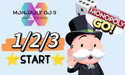 Monopoly Go! 1/2/3 Star Sticker -⚡Instant Delivery (Pls Read Description 👇🙏) • $3.33