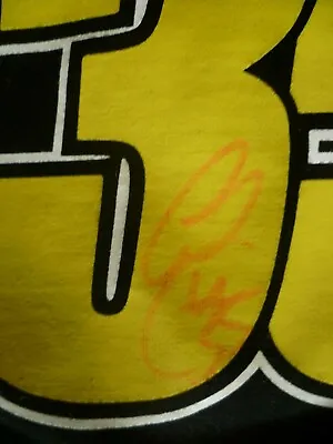 Cal Crutchlow  35  Personally Autographed Monster Energy Black Polo Shirt • £50