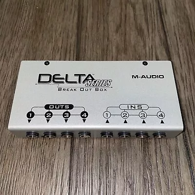 M-Audio Delta Series Break Out Box 4-In / 4-Out 1/4  Cord Interface • $5.17