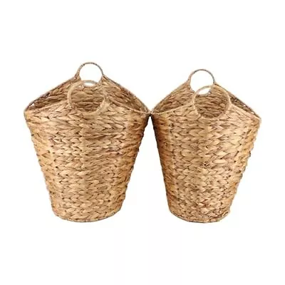 Portable Large Vintage Laundry Basket Multipurpose Hyacinth Storage  • $133.28