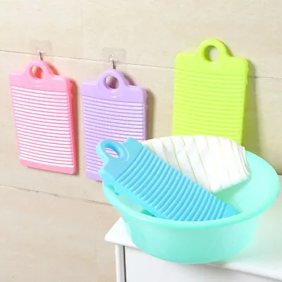 Plastic Washboard Thicken Anti Slip Washing Board Clothes Cleaning For Laundry • $12.96