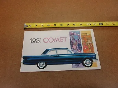 $10 • Buy 1961 Mercury Comet Sales Brochure BIG 20 Pg ORIGINAL Literature Catalog