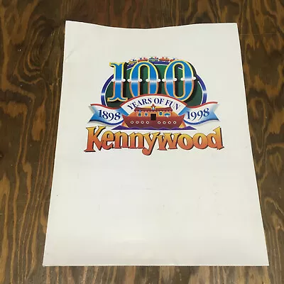 $19.95 • Buy Kennywood 100 Years Of Fun Promo Advertising Folder With Sandcastle Brochure