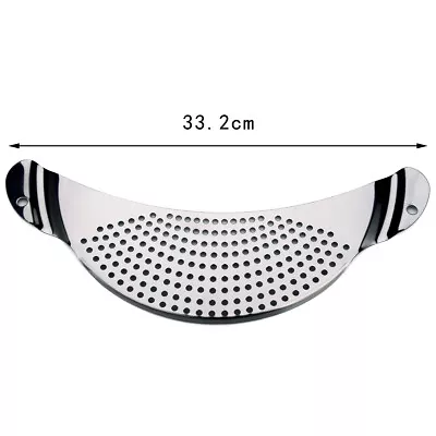 Handle Stainless Steel Held Crescent Drainer Pan Pot Strainer For Noodles/Fruit • $7.19