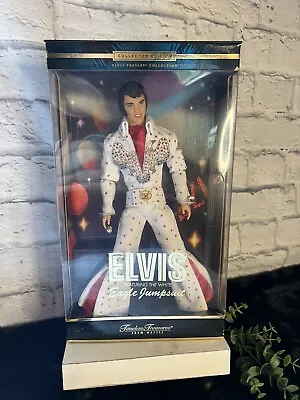 MATTEL TIMELESS TREASURES ELVIS PRESLEY FEATURING THE WHITE EAGLE JUMPSUIT - New • $60