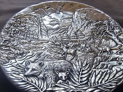 Vintage 1992 National Parks Arthur & Elena Signed And Numberd 8 Aluminum Plate • $13.88