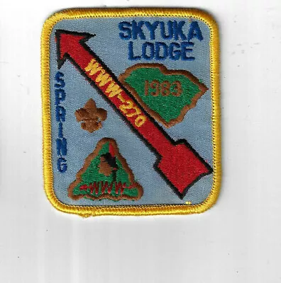 OA Skyuka Lodge 270 1983 Spring Fellowship Palmetto Area SC [PAT2563] • $14.95