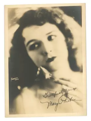Vintage 5x7 Fan Photo Pre Printed Signature Actress Mary Philbin  • $12.99
