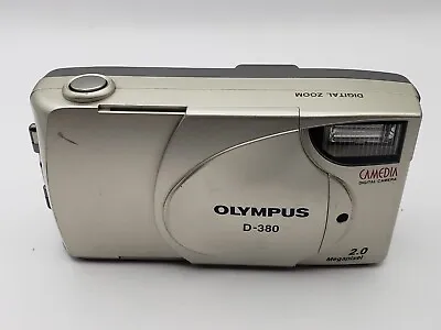 Olympus CAMEDIA D-380 2.0MP Digital Camera - Silver [Tested] • $14.95