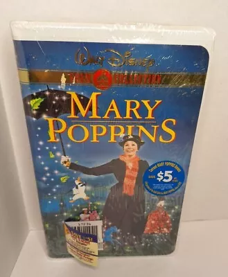 Mary Poppins (VHS 2000 Gold Collection Edition) New Sealed  • $12.50