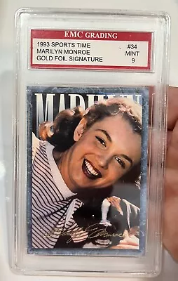 Marilyn Monroe 1993 Sports Time Card Company #34 Emc Mint 9 • $4.99