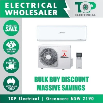 $2450 • Buy Mitsubishi Heavy Industries Air Conditioner 8KW Split System Aircon Inverter