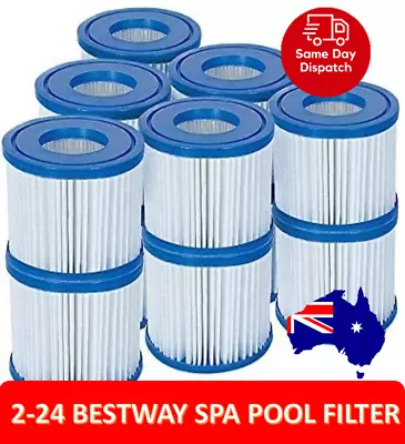 2/6/12pcs Lay Z Spa Filter Cartridge Size VI 58323 Bestway Replacement Cartridge • $14.99