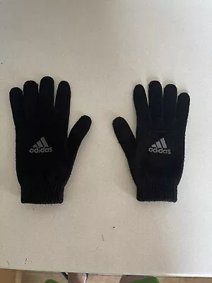 Mens Adidas Knit Glove -l- Good Condition - Rrp £25 • £0.01