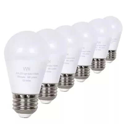  6 Pack A15 LED Bulb Dimmable8W Equivalent 60 Watt Light Warm White 2700k • $19.60