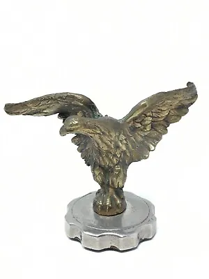 Automobile Mascot Radiator Cap Eagle Garage Car Antique Mascot Bronze • $319.65