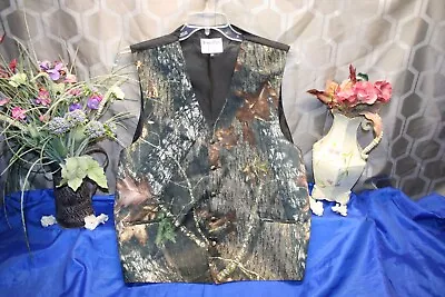Tuxedo Park Men's Tree Forest Camouflage Vest Size 2 XX-Large Shirt Top Sale* • $30.30