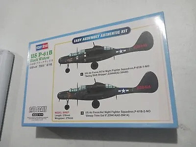 Lot 680 Sealed Hobby Boss 1/72 P61B Black Widow Ww2 2in1 Night Fighter Kit 87262 • $25