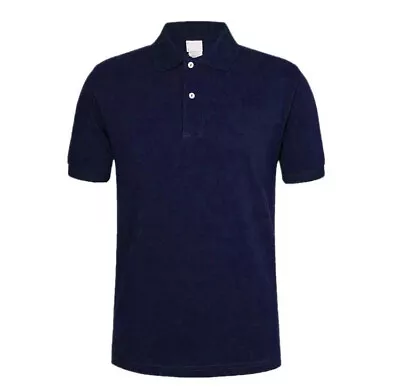 Men Polo Shirt Plain Golf Sports Cotton Tee Jersey Casual Short Sleeve Quick Dry • $10.99